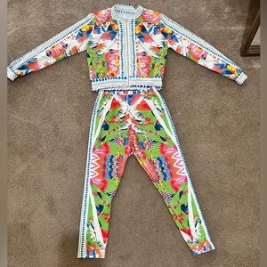 Colorful Patterned Two-Piece Set